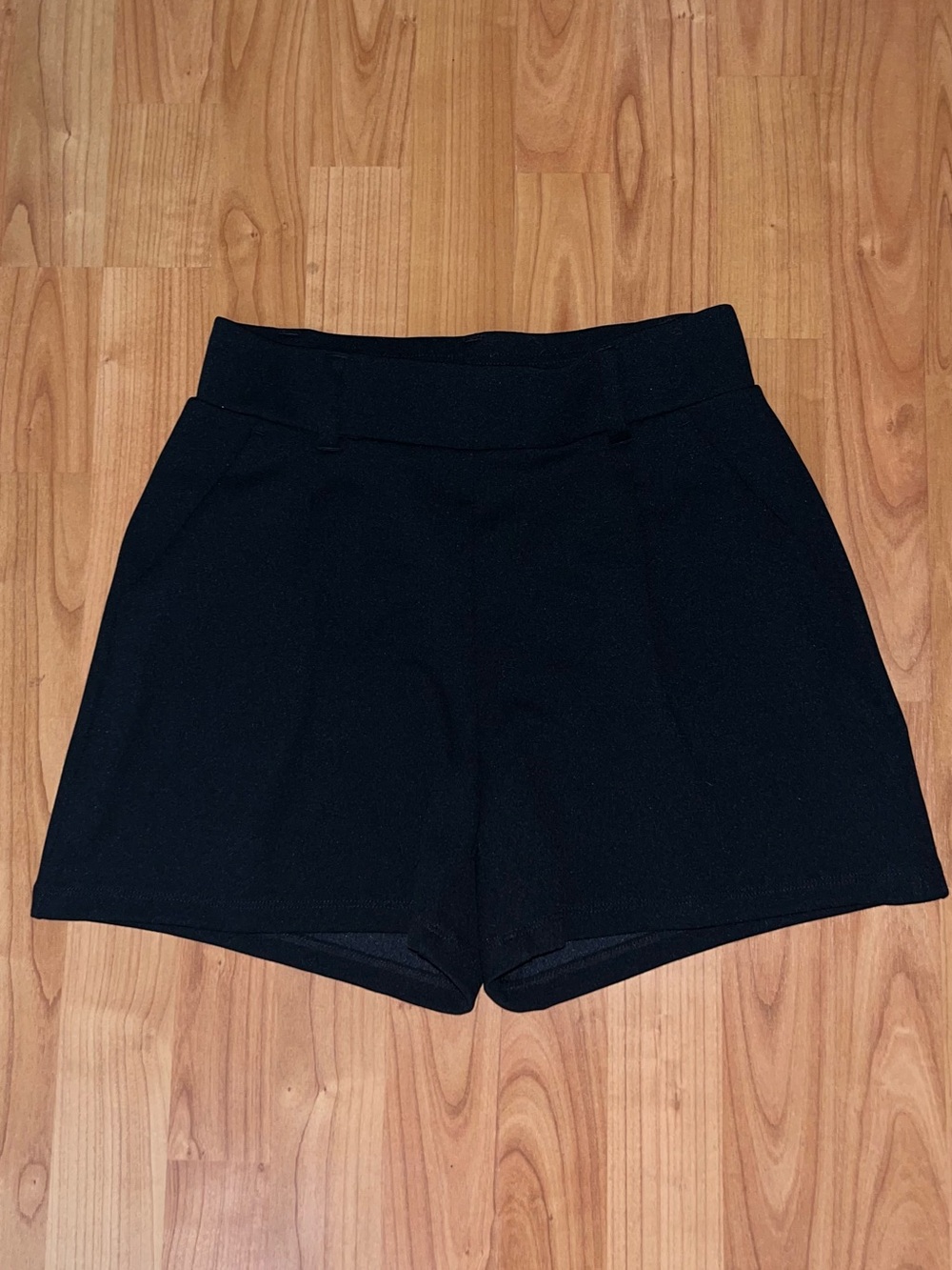High-Waist Pleated Dress Shorts Ricki’s